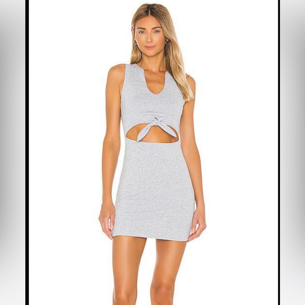 Revolve Superdown Grey Cut Out Dress